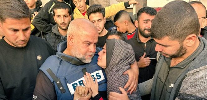 استراحة محارب ... وائل الدحدوح يغادر فلسطين!