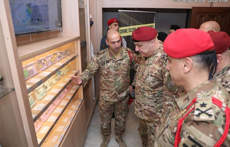 قائد الجيش يتفقد قيادة الشرطة العسكرية في الريحانية