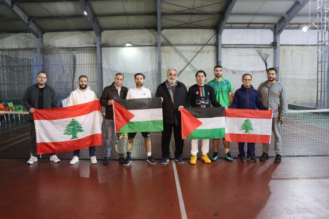 تضامنا مع "غزة" تنظيم دورة تنس في مدينة صيدا