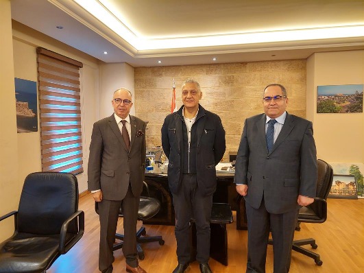 رئيس بلدية صيدا د. بديع إلتقى السفير الجزائري  بلباقي