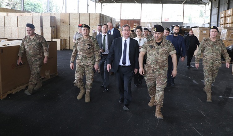 هبة من السلطات البريطانية إلى الجيش اللبناني