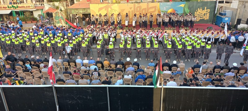 "الحزب" أحيا يوم القدس العالمي باحتفال حاشد في حارة صيدا برعاية النائب فياض