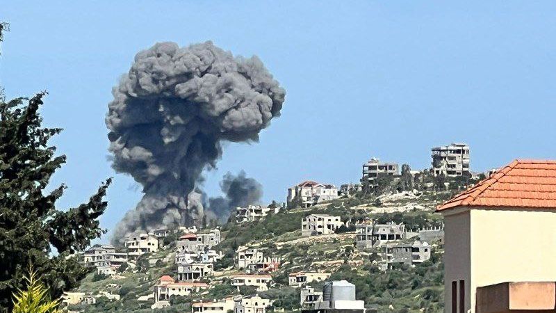 غارة جوية بالصواريخ تستهدف بلدة عيتا الشعب