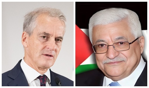 الرئيس  عباس يجري اتصالا هاتفيا مع رئيس وزراء النرويج
