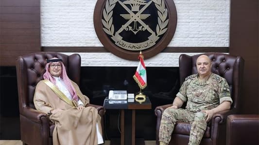 قائد الجيش يعرض الأوضاع مع السفير بخاري