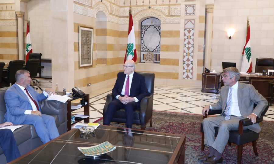 الرئيس ميقاتي يبحث مع فياض برنامج البنك الدولي للطاقة المتجددة وتدعيم أنظمة كهرباء لبنان