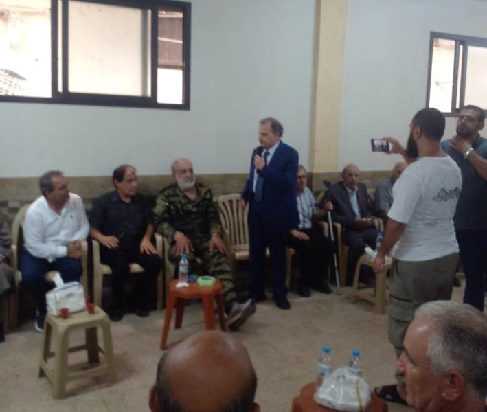 النائب د. البزري يثمّن دور صيدا في دعم القضية الفلسطينية ويشيد بتضحيات الشهيد المقدح