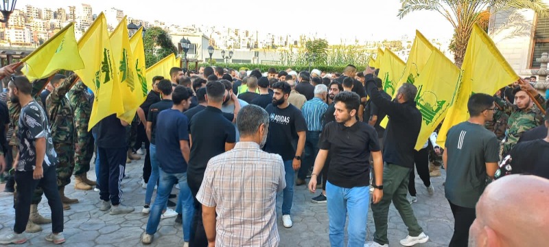 الحزب وأهالي حارة صيدا شيعوا الفقيد المجاهد محمد الجواد صالح