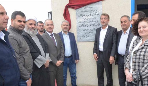 تدشين البئر الإرتوازية وخزان المياه في بلدة الوردانية