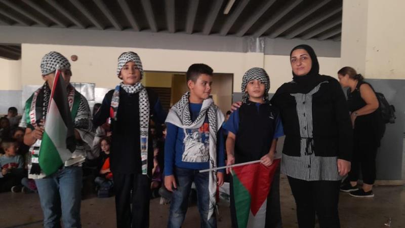 فلسطين والتضامن معها .. نشاط يومي في مدارس صيدا