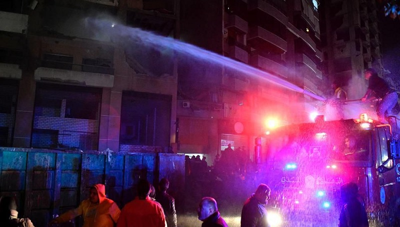 بالفيديو - مشاهد جديدة توثق لحظة استهداف الضاحية الجنوبية