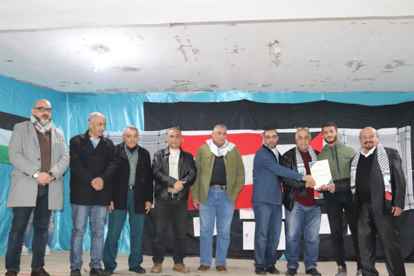 نادي الجليل الفلسطيني بمخيم البرج الشمالي ينظم امسية شعرية تضامنا مع الشعب الفلسطيني