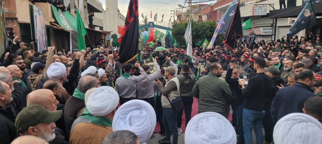 النائب قبيسي ممثلاً الرئيس بري في تشييع حسن فروخ في عنقون: الوطن لا يحمى إلا بالتضحيات وبحفظ عناوين قوة لبنان