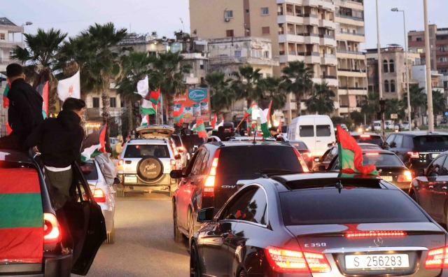 مسيرة سيارات في صيدا في الذكرى 49 لاستشهاد المناضل معروف سعد