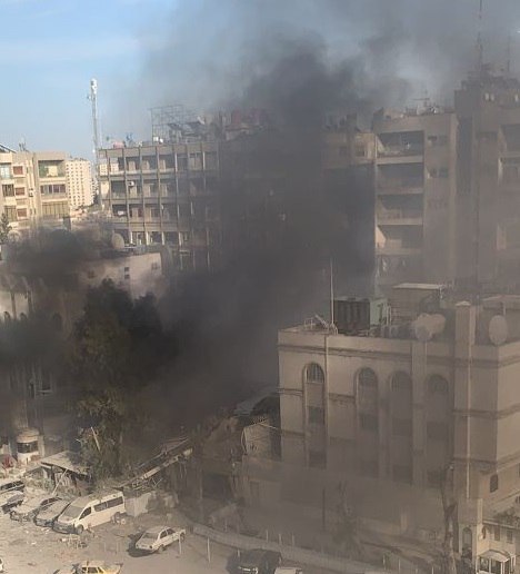غارة اسرائيلية تستهدف مبنى ملاصق للسفارة الايرانية في دمشق!