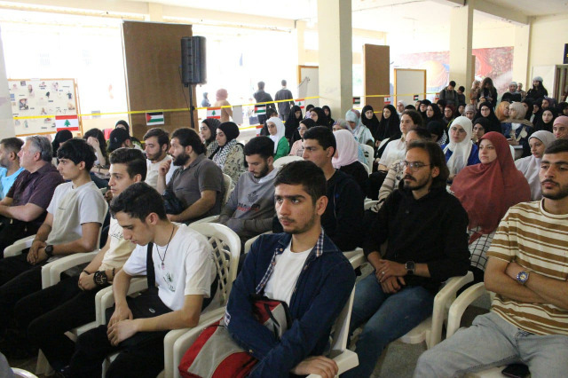 التعبئة التربوية لـ"الحزب" نظمت معرض "عاصمة السماء" في كلية الحقوق - صيدا برعاية قماطي