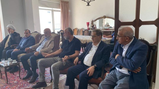 اجتماع موسع في منزل النائب سعد يدين العدوان الإسرائيلي ويدعو للتضامن الوطني