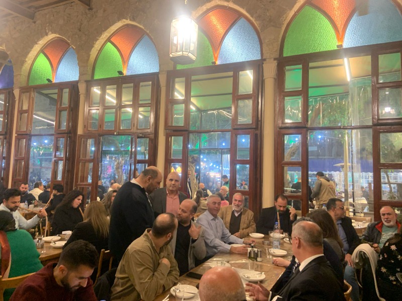 "التنظيم الشعبي الناصري" يُقيم سحوراً رمضانياً في مقهى باب السراي في صيدا القديمة