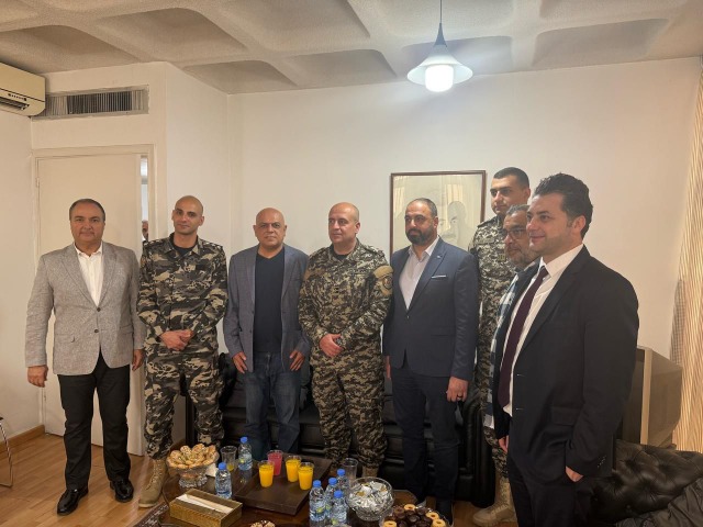 منسق "المستقبل" في الجنوب يستقبل العميد وسيم النقيب