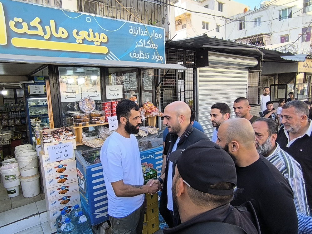 عمر مرجان يزور تعمير عين الحلوة: استقبال حار وتأكيد على دعم اللائحة