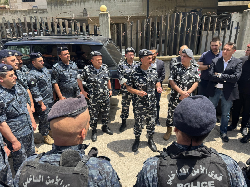 بالصور - قوى الأمن تُشرف على انتظام عملية الاقتراع في الشمال