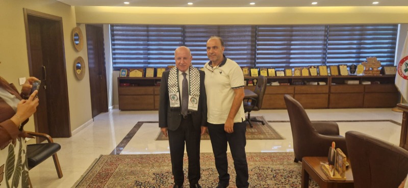 الاتحاد الفلسطيني لكرة القدم فرع الشتات يهنئ هاشم حيدر بإعادة انتخابه رئيسًا للاتحاد اللبناني