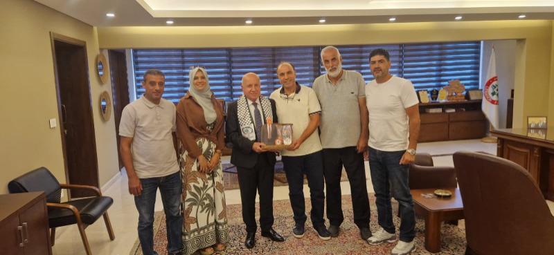 الاتحاد الفلسطيني لكرة القدم فرع الشتات يهنئ هاشم حيدر بإعادة انتخابه رئيسًا للاتحاد اللبناني