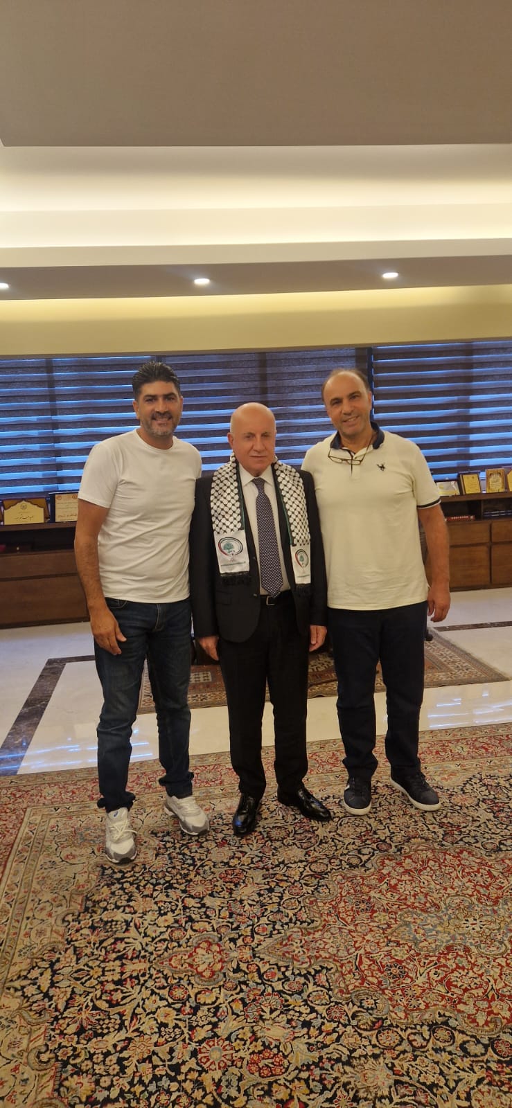 الاتحاد الفلسطيني لكرة القدم فرع الشتات يهنئ هاشم حيدر بإعادة انتخابه رئيسًا للاتحاد اللبناني