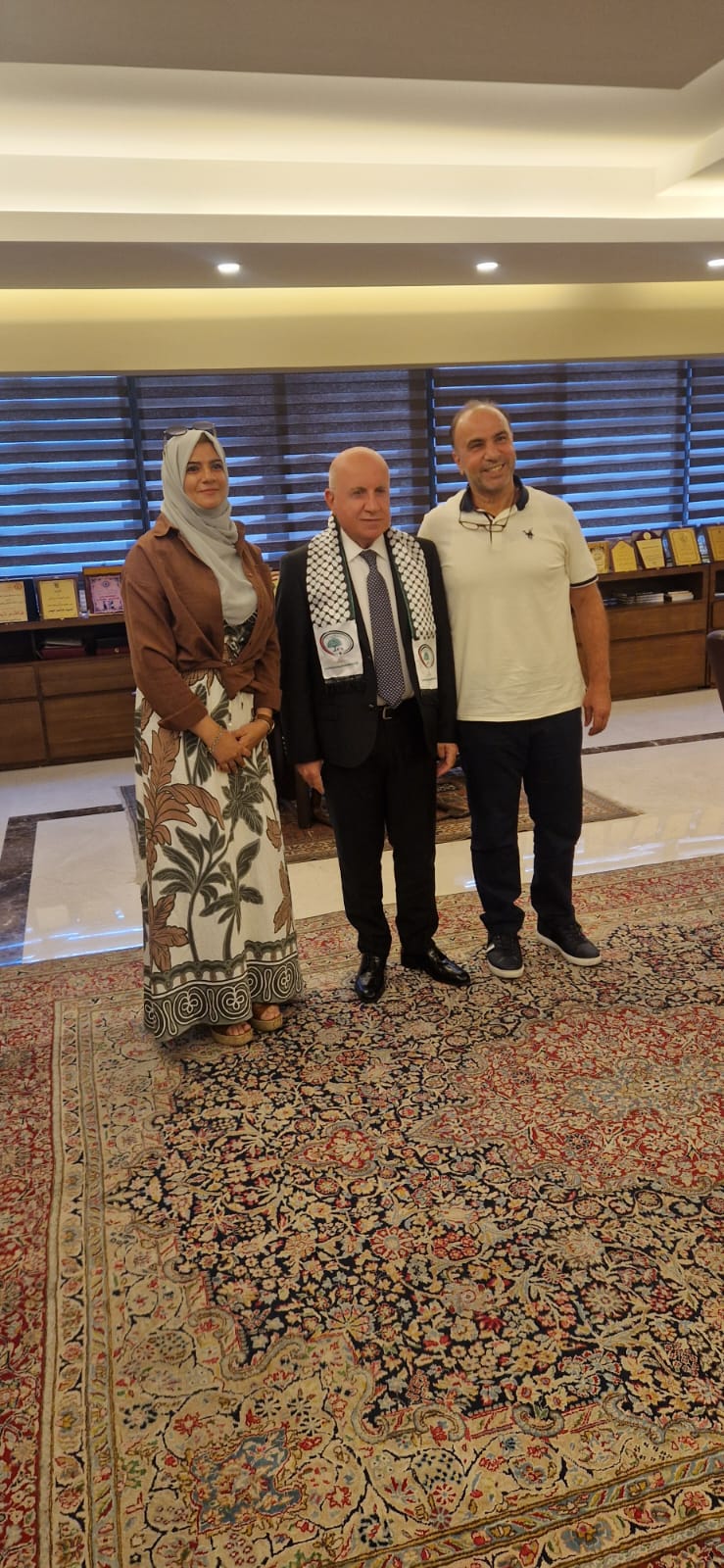 الاتحاد الفلسطيني لكرة القدم فرع الشتات يهنئ هاشم حيدر بإعادة انتخابه رئيسًا للاتحاد اللبناني
