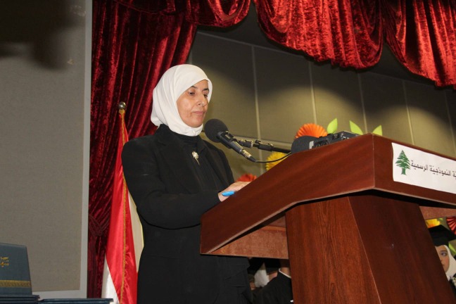 بهية الحريري في حفل تخرّج طلاب "العمانية الرسمية": نتمسّك بالتعليم ركيزةً لوطن قوي ومجتمع عادل