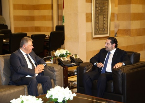 السفير دبور يلتقي رئيس الوزراء اللبناني سعد الحريري