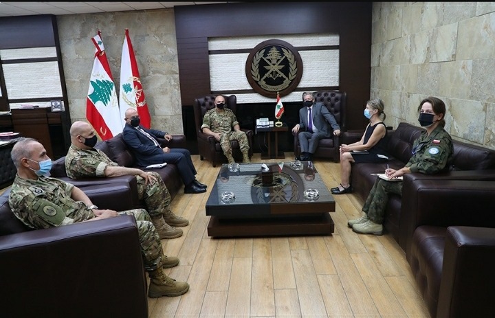 قائد الجيش التقى رئيس بعثة منظمة مراقبة الهدنة التابعة للأمم