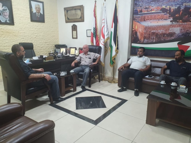 حزب فدا يزور مستشفى الهمشري ويلتقي مديرها العام