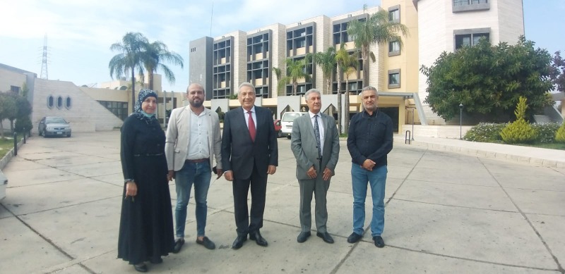 المهندس الخطيب تفقد مجمع الإقليم للرعاية – دار الأيتام الاسلامية مبديا اعجابه بهذه المؤسسة ورسالتها التاريخية العريقة في الوطن