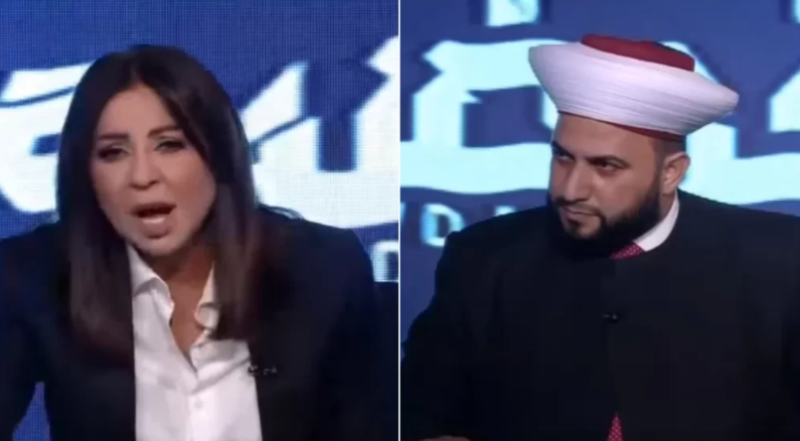 بالفيديو: خلاف حاد على الهواء بين الإعلامية رابعة الزيات والشيخ علي الحسين على خلفية برنامجها