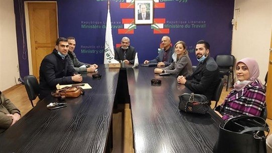 الوزير بيرم اطّلع على مطالب المياومين في الضمان