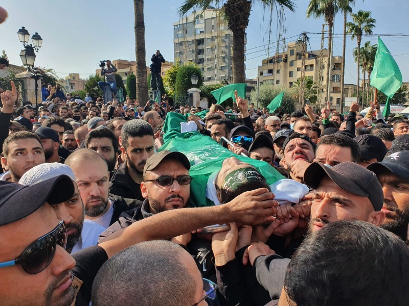 بالصور: تشييع ضحايا حادثة إطلاق النار في برج الشمالي