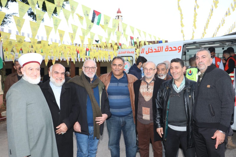 جمعية الحياة للإغاثة والتنمية  تسلم سيارة أسعاف لوحدة  التدخل الصحي الفلسطيني
