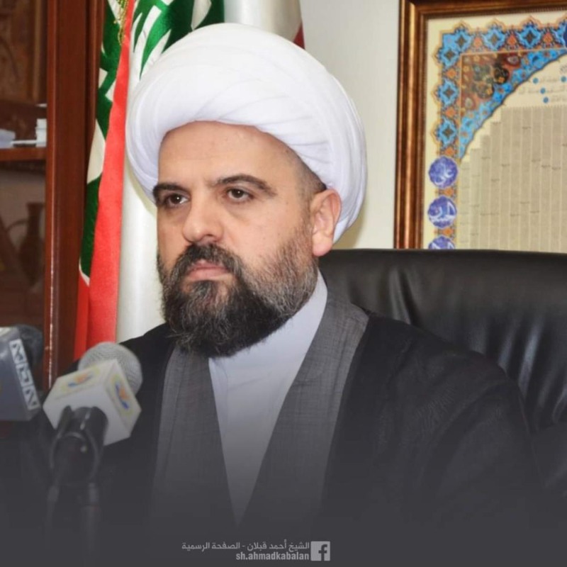 المفتي قبلان: سنخوض معارك لبنان الإنتخابية والسياسية بنفس وطني مقاوم