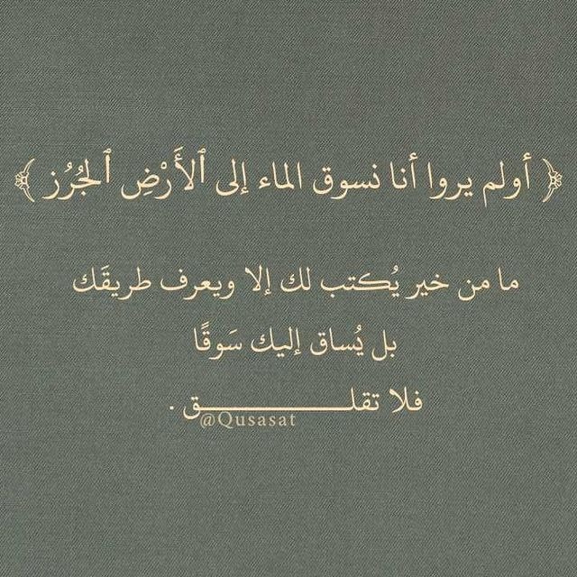 أولم يروا أنّا نسوق الماء إلى الأرض الجرز..