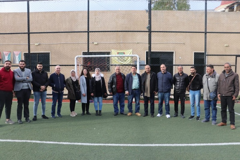 وفدٌ المجلس الأعلى للشَّباب والرياضة الفلسطينيّة يزور مخيمات الجنوب للإطلاع على احتياجات الأندية