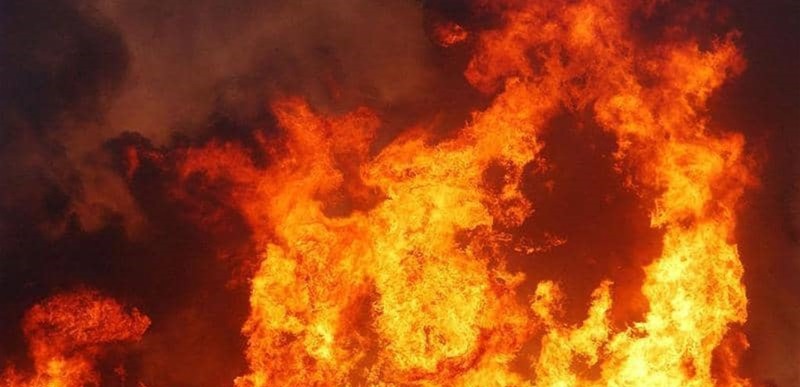 إندلاع حريق كبير في مبنى استديو جان ماري رياشي