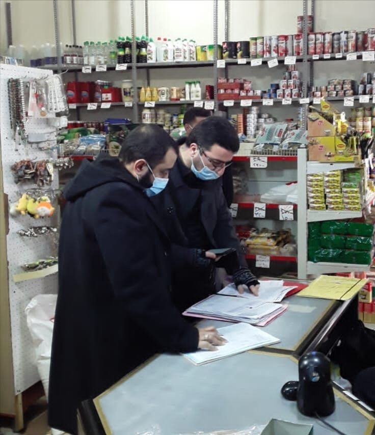 تشميع 3 سوبرماركت في البابلية لعدم اعلانهم اسعار البضاعة
