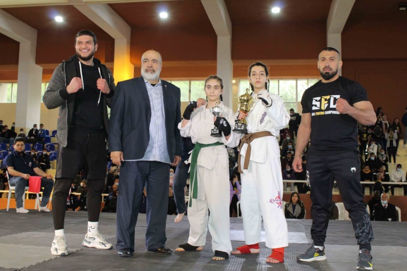 بطولة " Saida Fighting Championship" الرابعة في "قاعة الحسام الرياضية " في ثانوية رفيق الحريري - صيدا