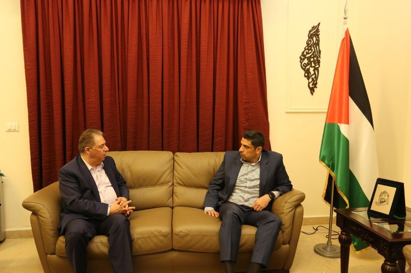 السفير دبور يلتقي رئيس لجنة الحوار اللبناني الفلسطيني