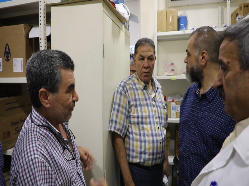 وفد من الهيئة الإدارية لجمعية "الهلال الأحمر الفلسطيني" في لبنان تفقّد "مستشفى صفد" شمال لبنان