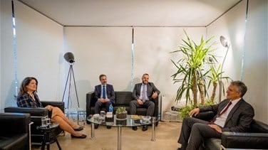 معوض استقبل شيا وبحثا في موضوع ترسيم الحدود