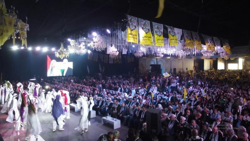 حشد غفير شارك بإحياءً الذكرى ال18 لاستشهاد الرئيس "أبو عمار" في صيدا