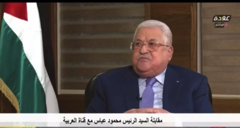 الرئيس عباس في مقابلة مع فضائية "العربية": لن نحل السلطة ولا أحد يستطيع ذلك
