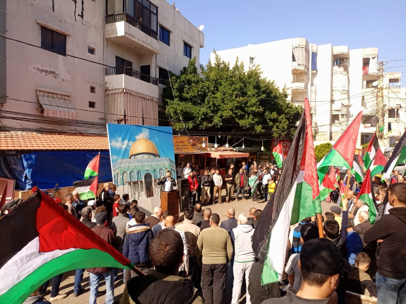 المخيمات الفلسطينية في لبنان تنتفض نصرة لجنين والضفة الغربية